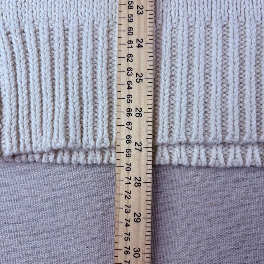 Pajar Canada Men M Fair Isle Sweater Knit Mock Neck Pullover Off White Black Ski